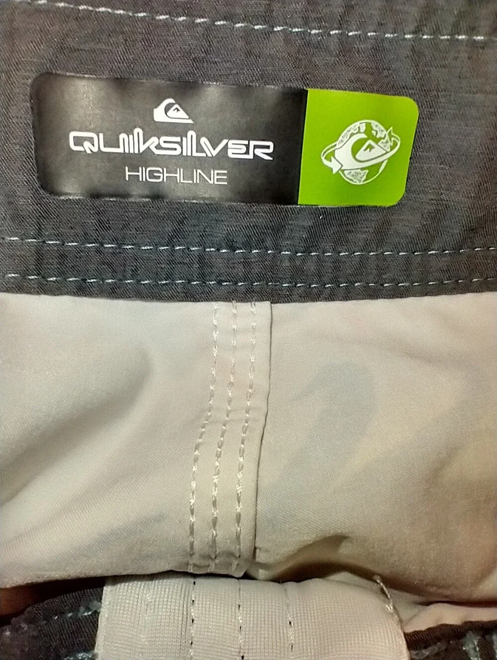Quiksilver Highline Surfsilk Palm Tree Leaf Print Scallop Boardshorts Men's  40